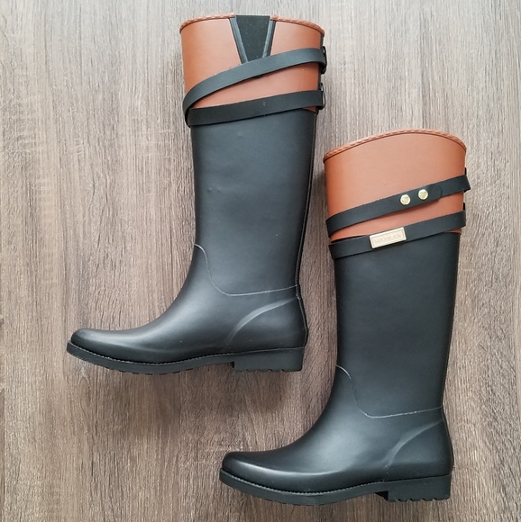 Tommy Hilfiger Women's Tall Rain Boots Size 6 - Picture 2 of 10